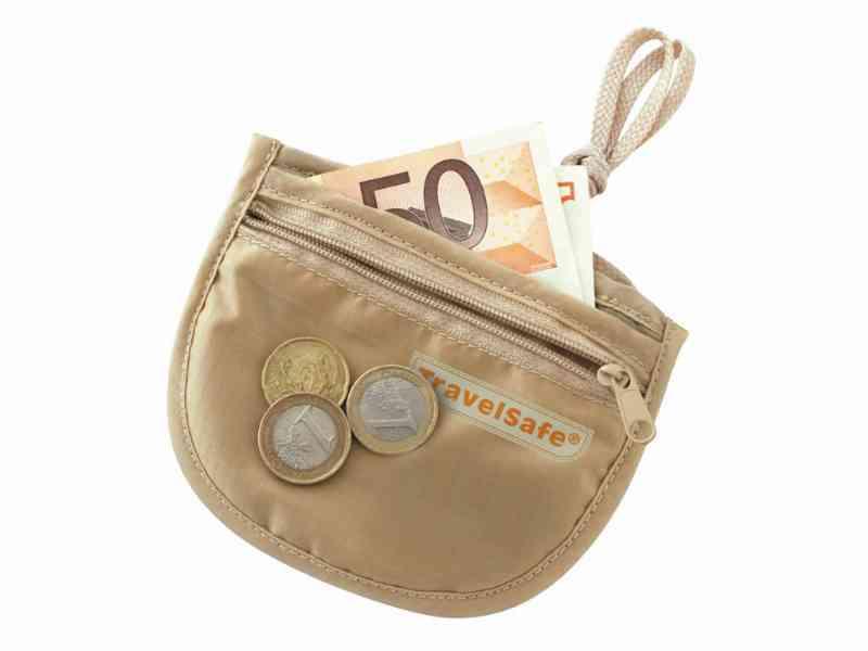 TravelSafe ID Pocket – Sikkerhedslomme i Sandfarvet