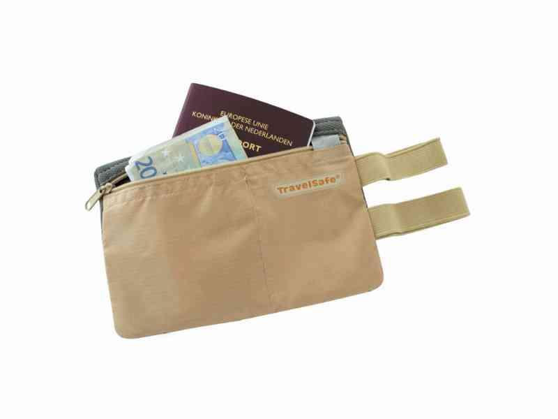 TravelSafe Citysafe – Bæltepung – Sandfarvet