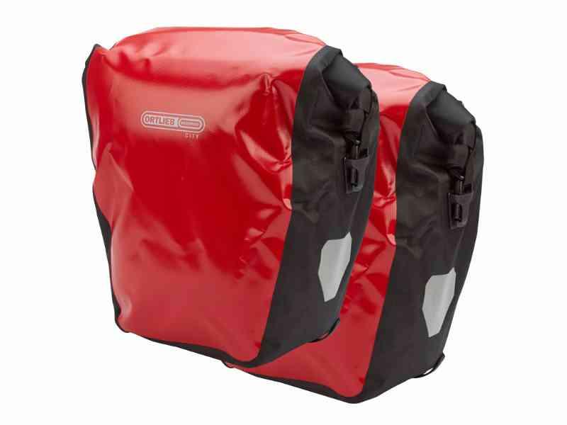 Ortlieb - Back-Roller City - Rød/Sort 2 x 20 L