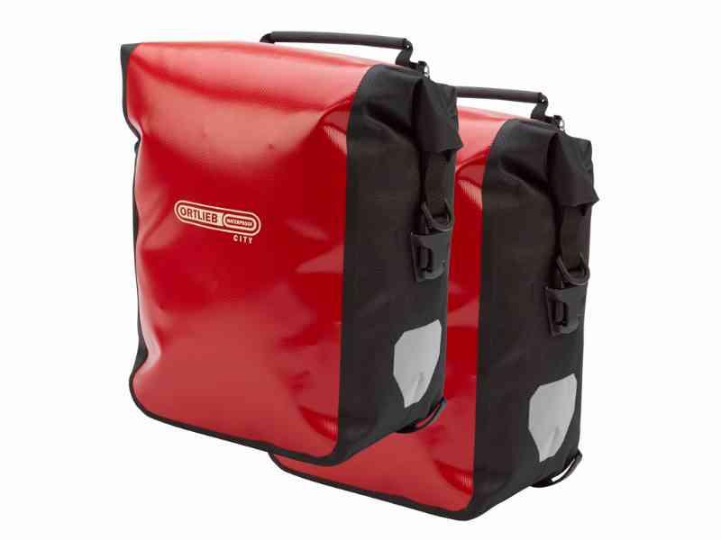 Ortlieb - Sport-Roller City - Rød/Sort 2 x 12,5L cykeltasker