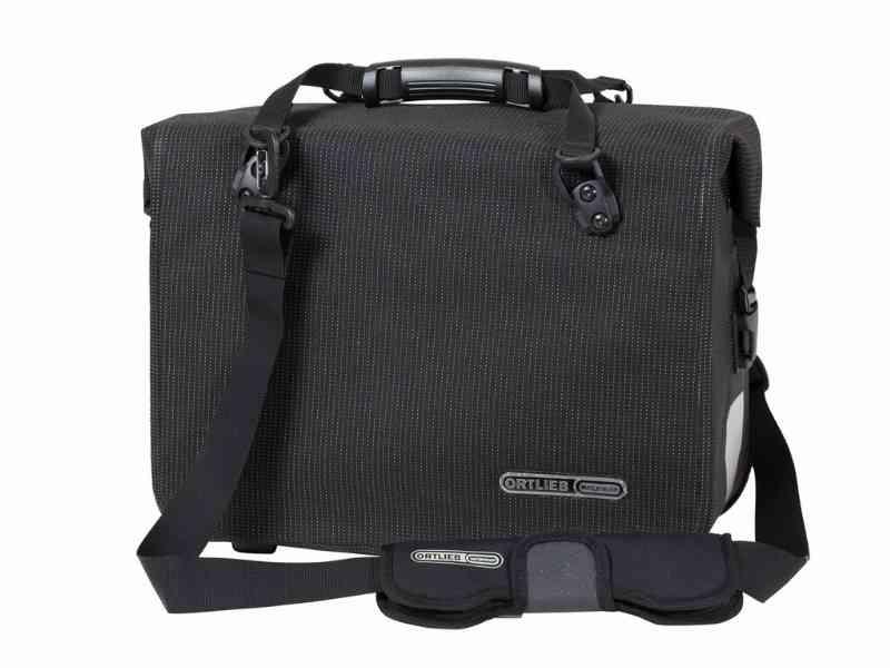 Ortlieb OfficeBag - Reflekterende sort - 21L