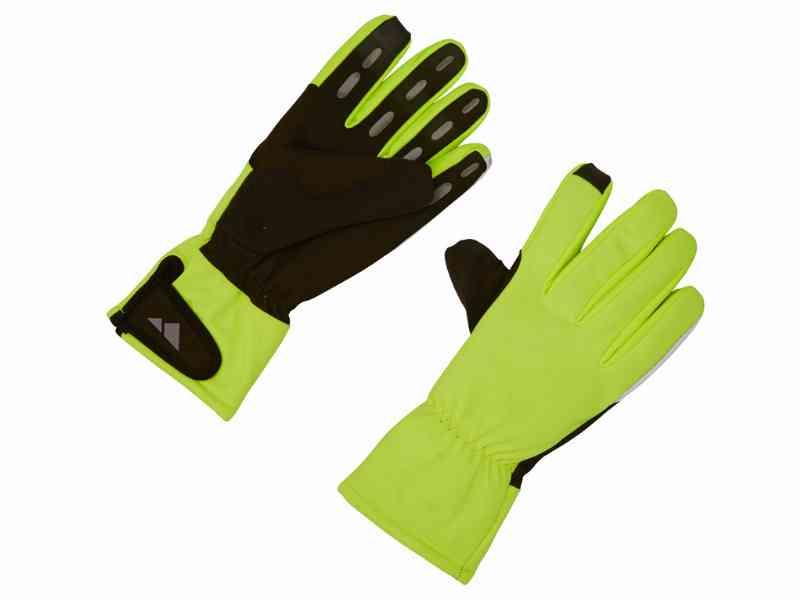 OnGear - Lang Cykelhandske - Neongul - L