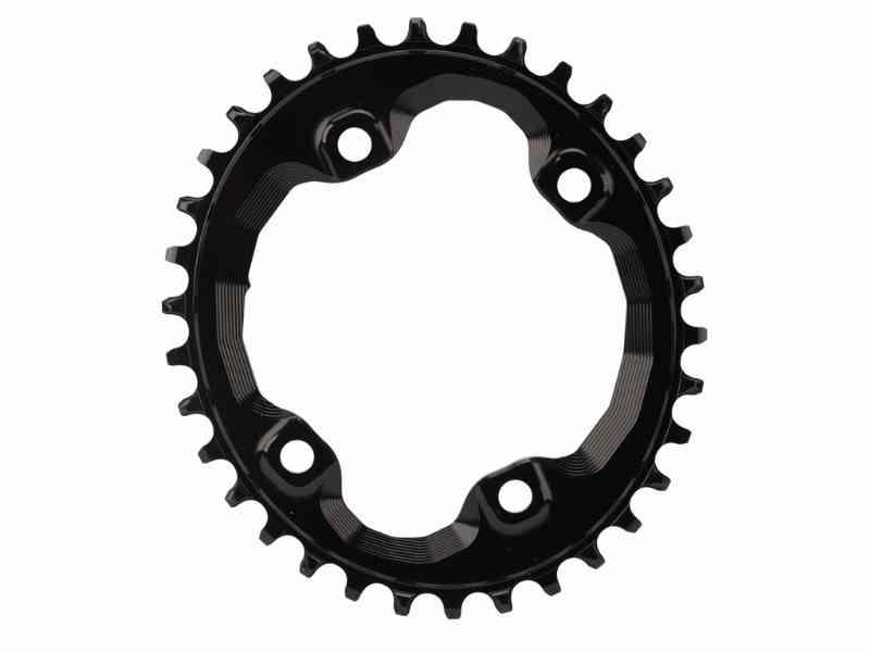 absoluteBLACK Oval klinge - Shimano - BCD: ø96 - 4 huller - 32 tænder - Sort