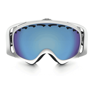 Oakley Crowbar Hvide Prizm Sapphire Skibriller