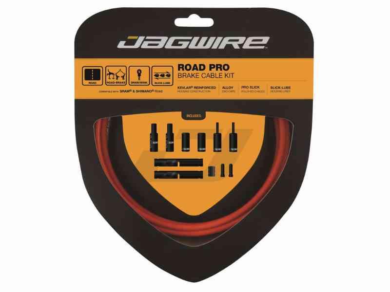 Jagwire Road Pro Bremsekabel Sæt - Orange Tilbud!