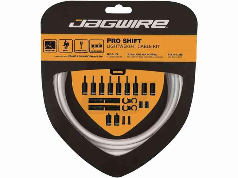 Jagwire Pro Shift 2x Gearkabel sæt - Hvid