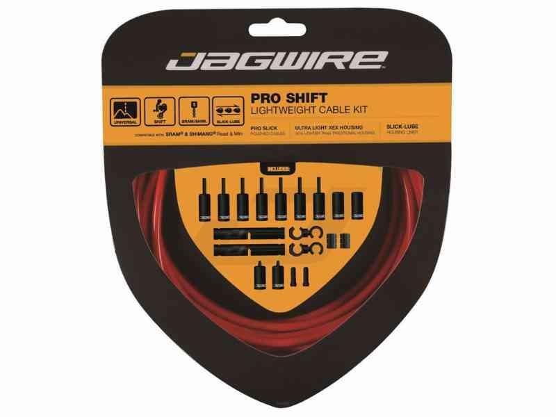 Jagwire Pro Shift Gearkabel sæt - Rød 2x