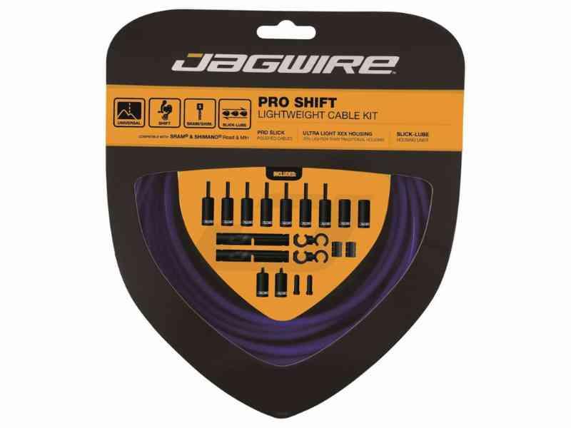 Jagwire Pro Shift gearkabel sæt - Blå 2x