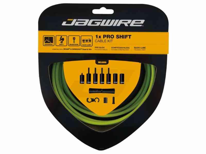 Jagwire - Pro Shift - 1x Gearkabel sæt - Road/MTB - Grøn