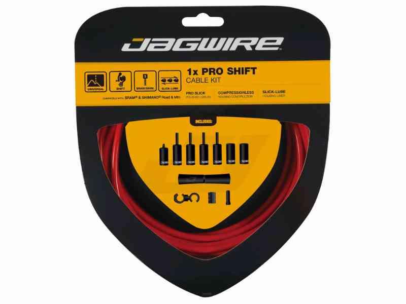 Jagwire Pro Shift 1x Gearkabelsæt - Rød