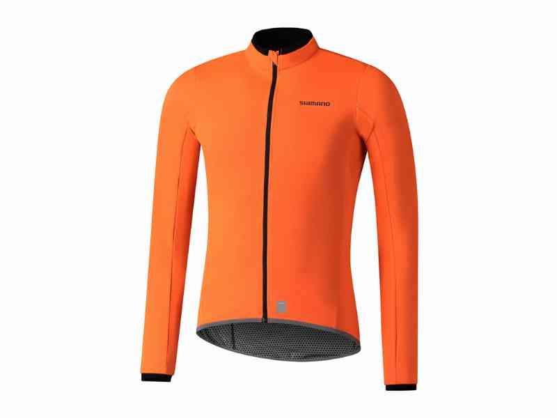 Shimano Windflex vinterjakke - Orange - Str. 2XL