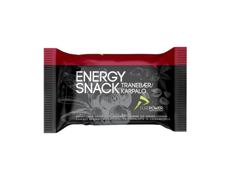 PurePower Energisnack - Tranebær - 60 gram