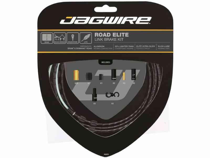 Jagwire Road Elite bremsekabel sæt - Sort