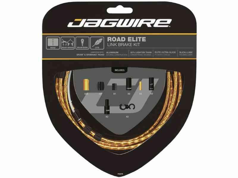 Jagwire Road Elite bremsekabel sæt - Guld