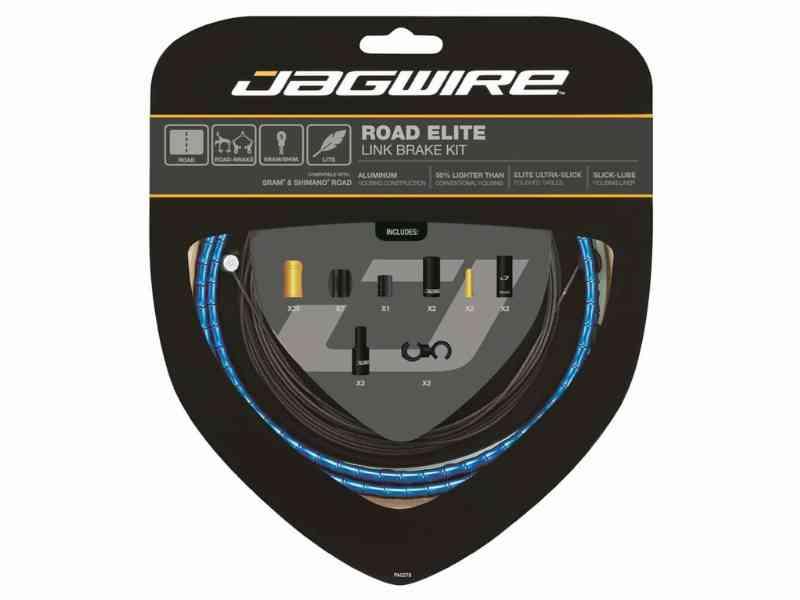 Jagwire Road Elite bremsekabel sæt - Blå