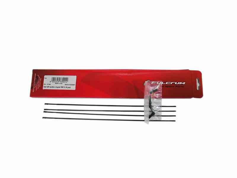 Fulcrum R4-019C Eger og Nipler Sort (4 Stk.)