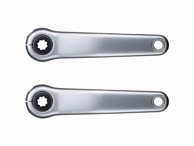 Shimano Steps Pedalarmsæt FC-E6100 - 170 mm - Sølv