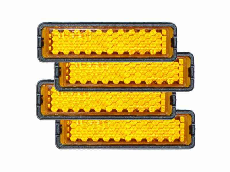 Bike Partner - Pedalrefleks - Plug-in - 4 stk. - Sort