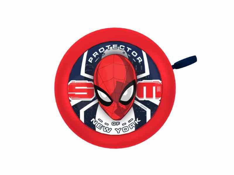 Seven – Spiderman – Cykelringeklokke – Rød – Ø55mm