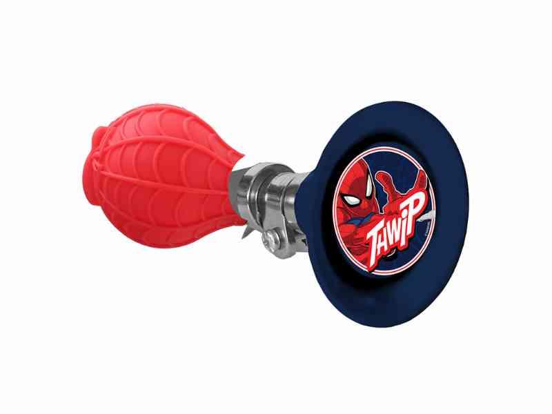 Syv - Spiderman - Cykelhorn til børn - Blå
