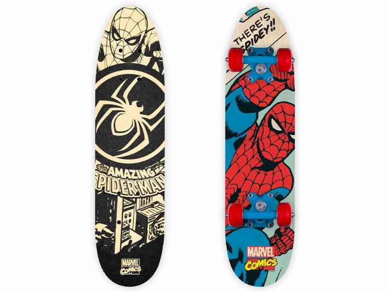 Seven – Spiderman – Skateboard – Sort/Rød