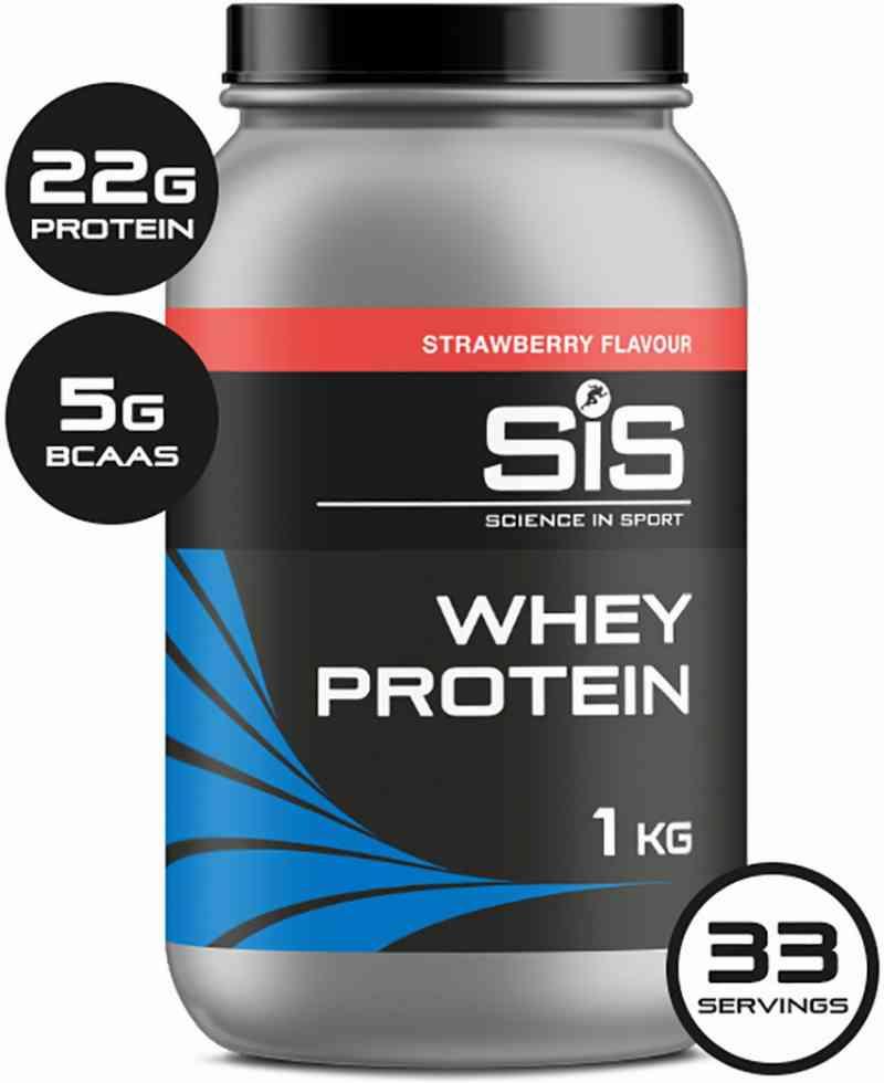 SIS Whey Proteinpulver - Jordbær - 1 kg