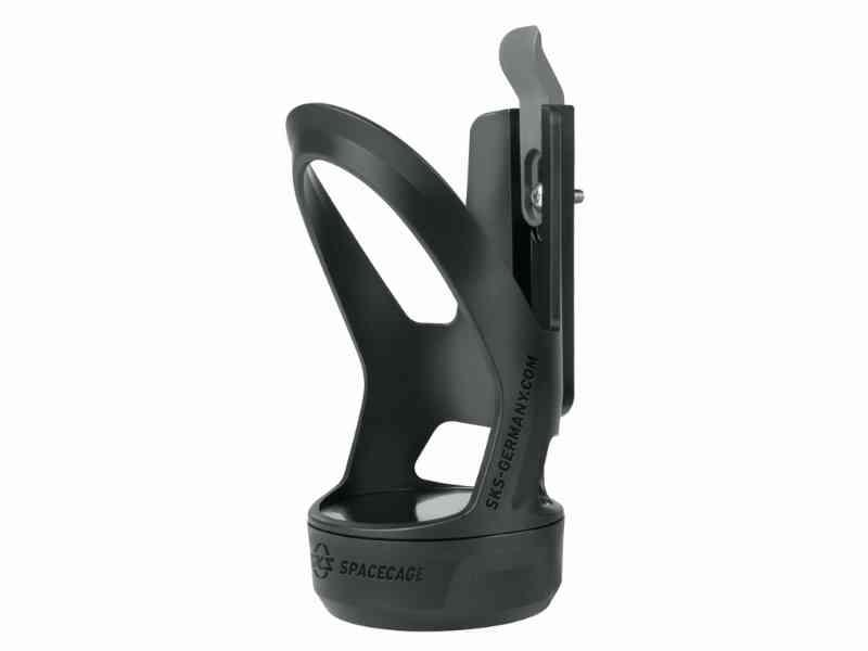 SKS Spacecage - Sort flaskeholder med rum