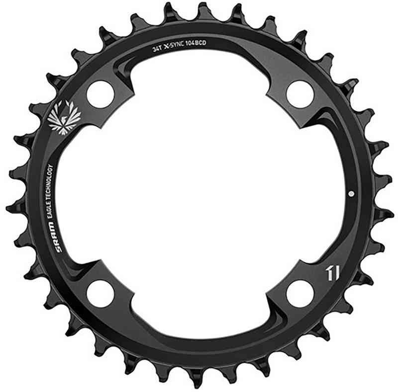 SRAM Kædehjul Ø104 mm Singlespeed 34T 4 huller
