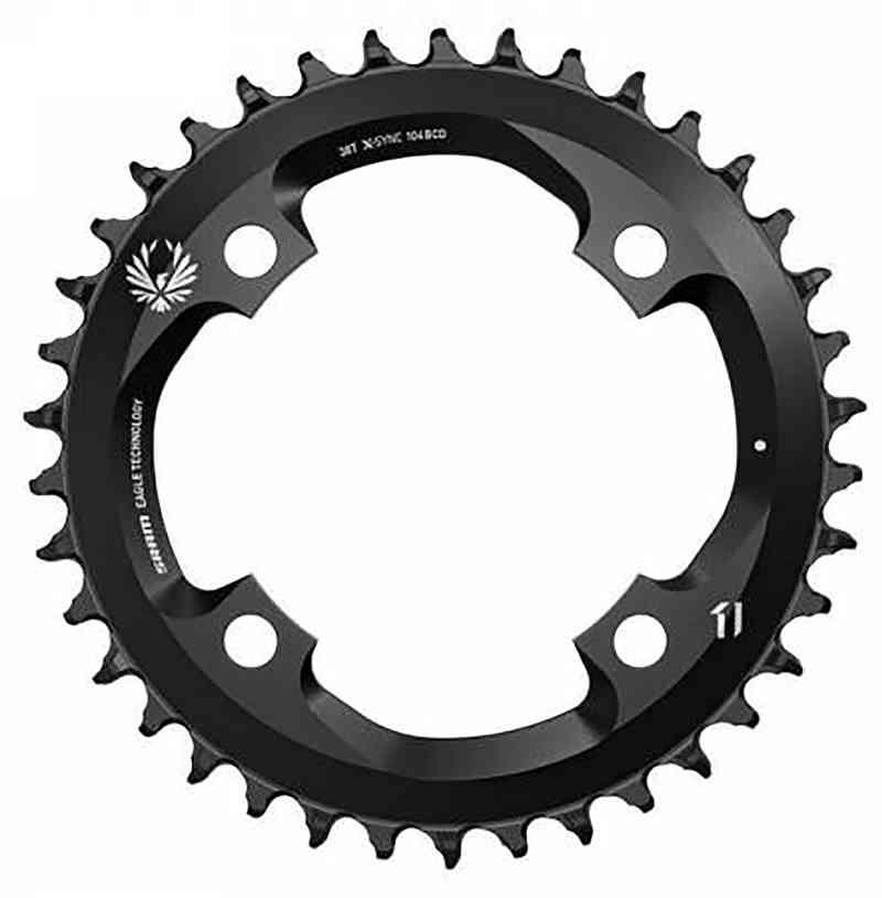 SRAM Kædeblad 38T Ø104 mm til Singlespeed 4 huller