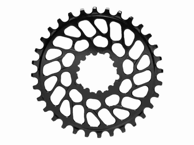 absoluteBLACK Rund klinge - Sram - 34 tænder - Sort