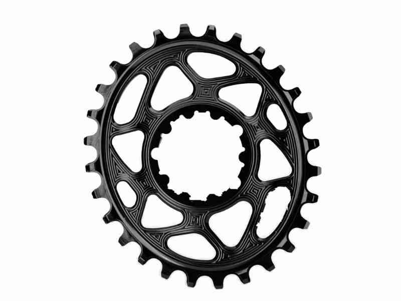 absoluteBLACK Oval klinge - Sram - 28 tænder - Sort