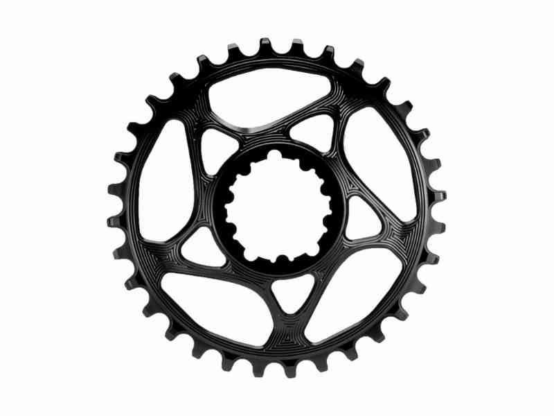 absoluteBLACK Rund klinge - Sram - 34 tænder - Sort