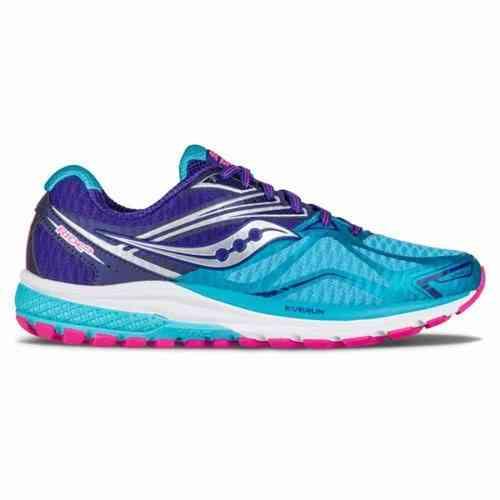 Saucony Ride 9 Løbesko til Dame - Lilla Outlet tilbud