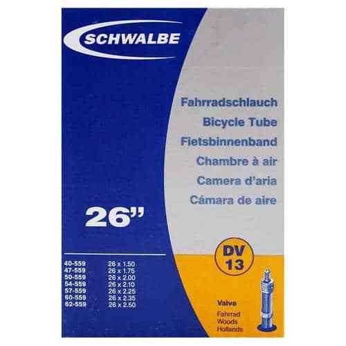 Schwalbe 26" Cykelslange med Almindelig Ventil DV13