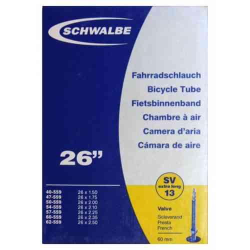 Schwalbe 26" Cykelslange med Racer Ventil SV13