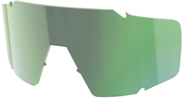 Scott Shield Udskiftningsglas - Grøn Chrome
