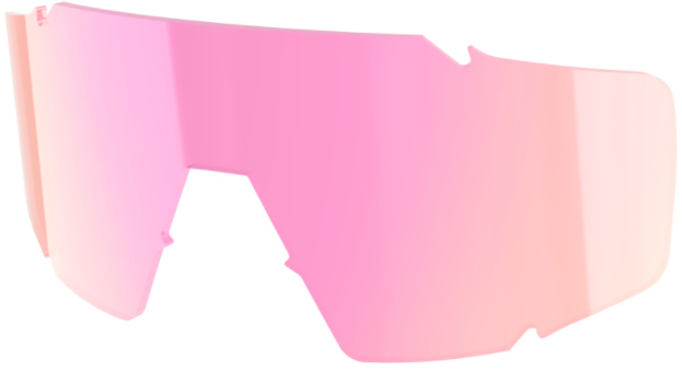 Scott Shield Erstatningsglas - Pink Chrome