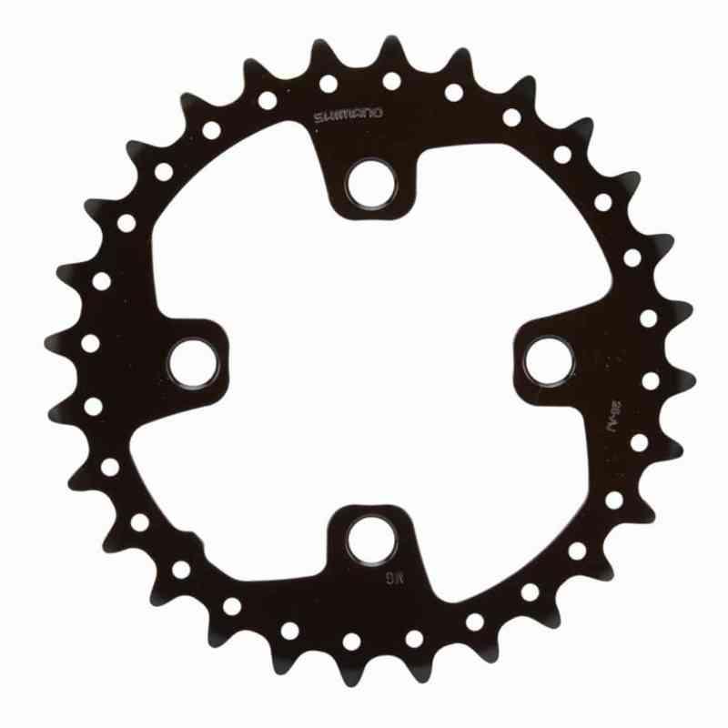 Shimano 28T Klinge FC-M675 64mm Sort 10-sp AJ-type
