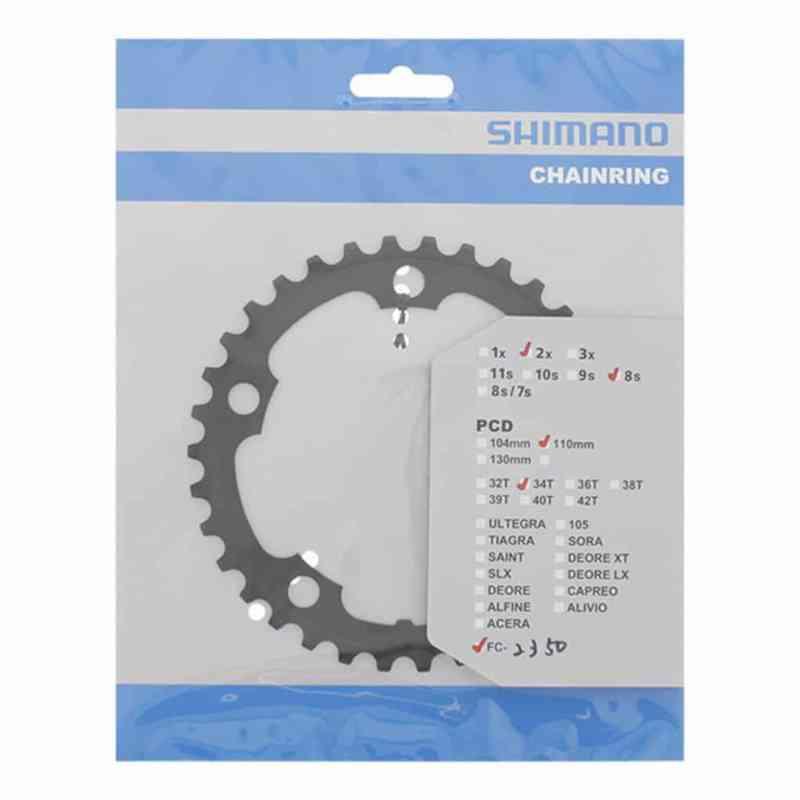 Shimano Klinge FC-2350 110mm Sort 34T 8-speed