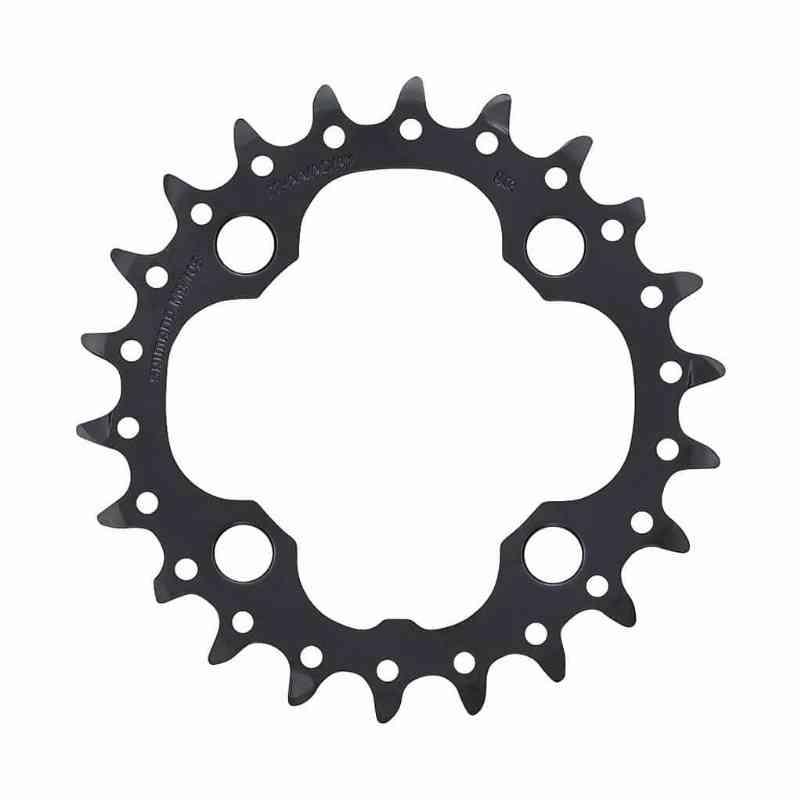 Shimano FC-M660 22T Klinge 64mm Sort 9-speed