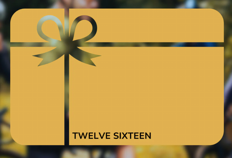 Twelve.Sixteen Gavekort - 250,00 kr. / T