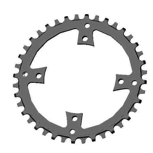 Specialized Vado 40T Klinge, BCD104, 10/11 Gear