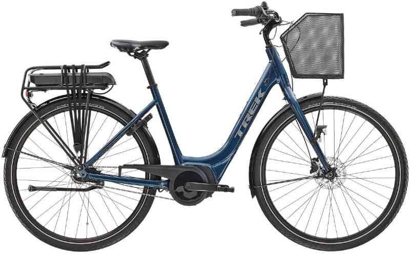 Trek District 1C Lowstep 2022 – Blå Cykel