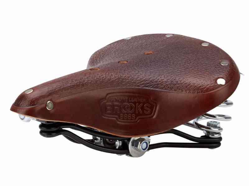 Cykelsadel Brooks B66S Retro Læder Brun Dame