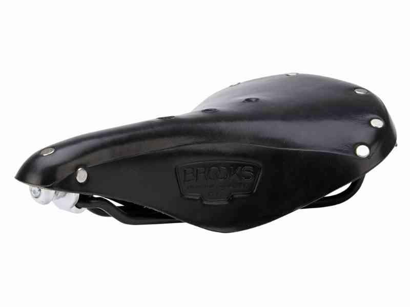 Brooks B17 Herre Cykelsadel i Sort Læder