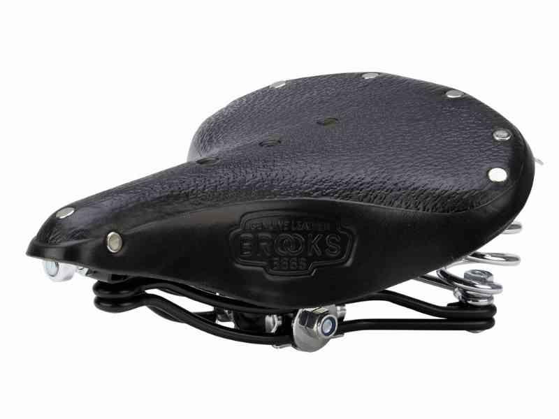 Brooks B66S Dame Cykelsadel i Sort Læder