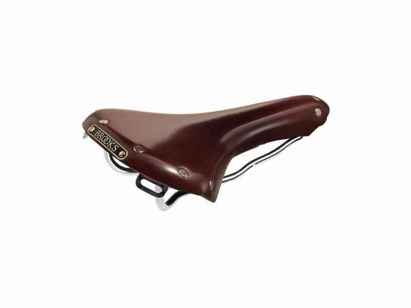 Brooks B15 Swallow Chrome cykelsadel - Antik brun