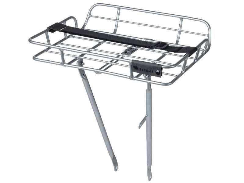 Basil PORTLAND Front Bagagebærer – Sølv