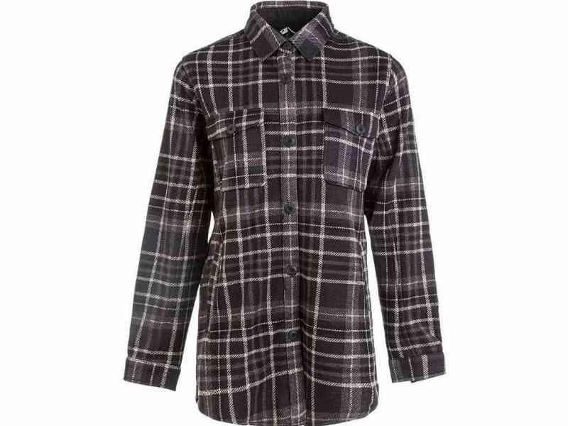 Whistler Milly W Ternet Fleece Skjorte - Sort - Str. 42