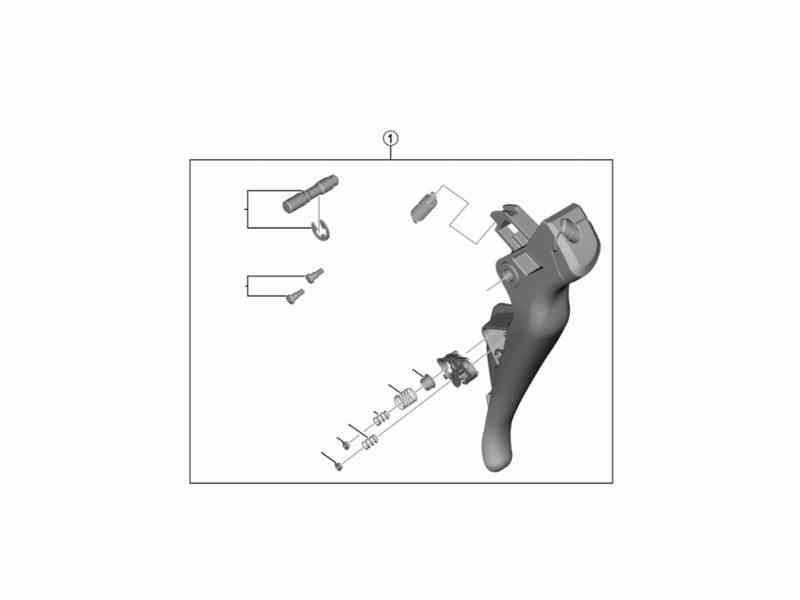 Shimano Ultegra Håndtag til Venstre STI ST-R8050